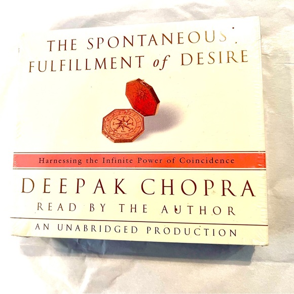 NWT Sealed (5) CD SET Spontaneous Fulfillment of Desire Read by Deepak Chopra - Picture 1 of 2